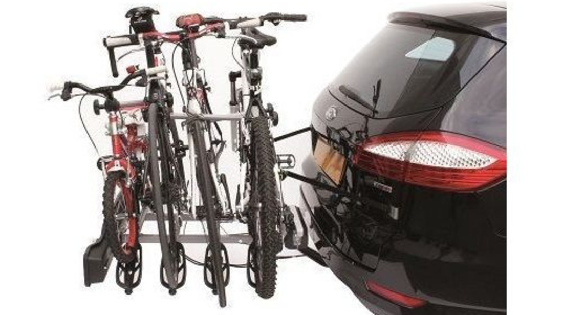 Suport pentru 4 biciclete cu prindere pe carligul de remorcare auto Peruzzo Parma 706/4