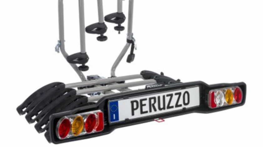 Suport pentru 4 biciclete cu prindere pe carligul de remorcare auto Peruzzo Siena 668/4