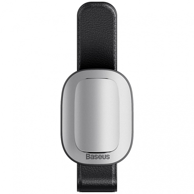 Suport Pentru Ochelari Auto Baseus Car Holder Glasses Clip Platinum Silver Argintiu ACYJN-B0S
