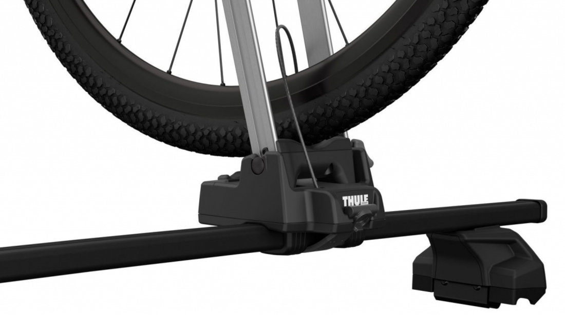 Suport pentru prinderea rotii pe barele transversale Thule Front Wheel Holder