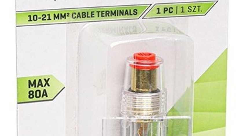 Suport Pentru Sigurante Din Sticlă AGU Până La 80A Cu Conexiuni Pentru Un Cablu De 10-21mm2 Carmotion 63666