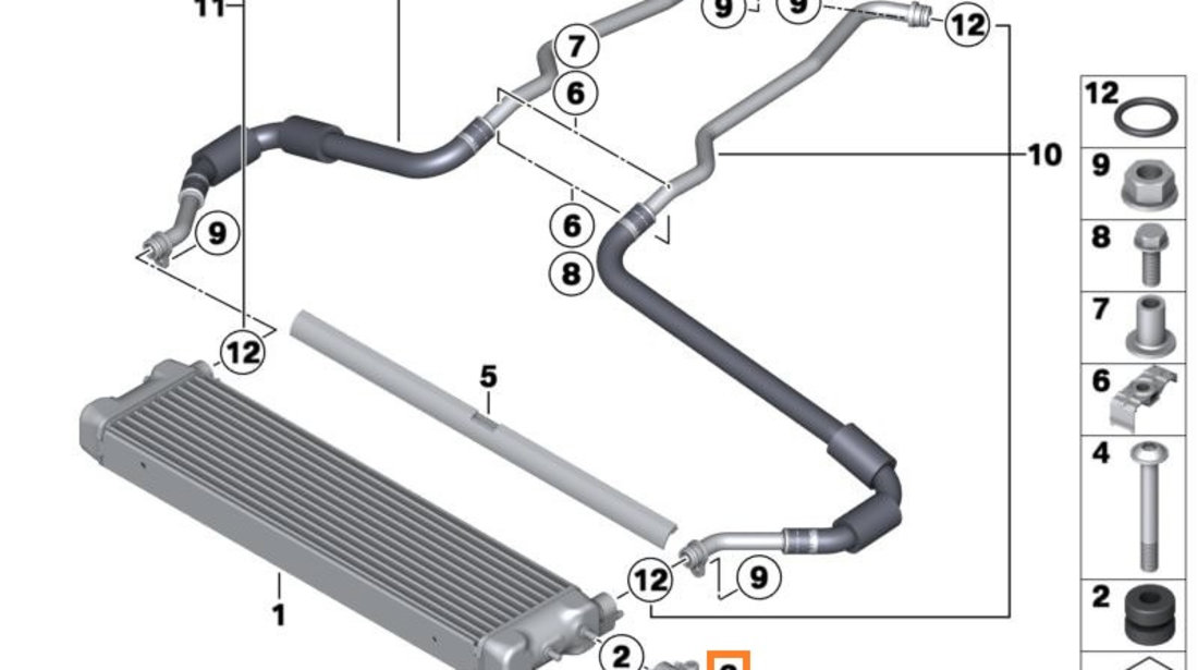 Suport Radiator Oe Bmw Seria 5 F90 2020→ 17212284265