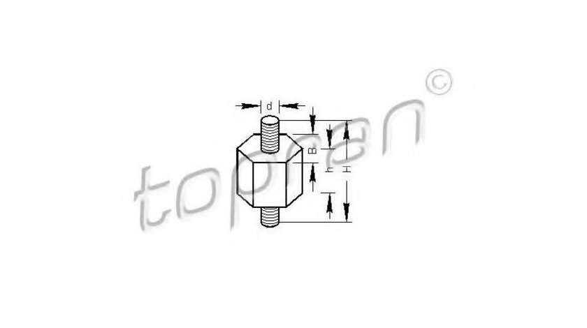 Suport radiator tampon Volkswagen VW POLO cupe (86C, 80) 1981-1994 #2 1002010002