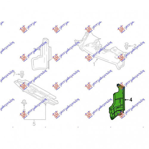 Suport Radiator - Toyota C-Hr 2016 , 16593-0t040