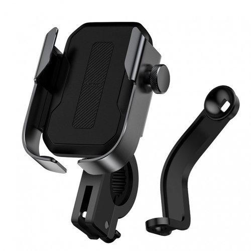 Suport Reglabil Pentru Suport De Telefon Pentru Biciclete Baseus Pentru Ghidon și Oglindă Negru (S...