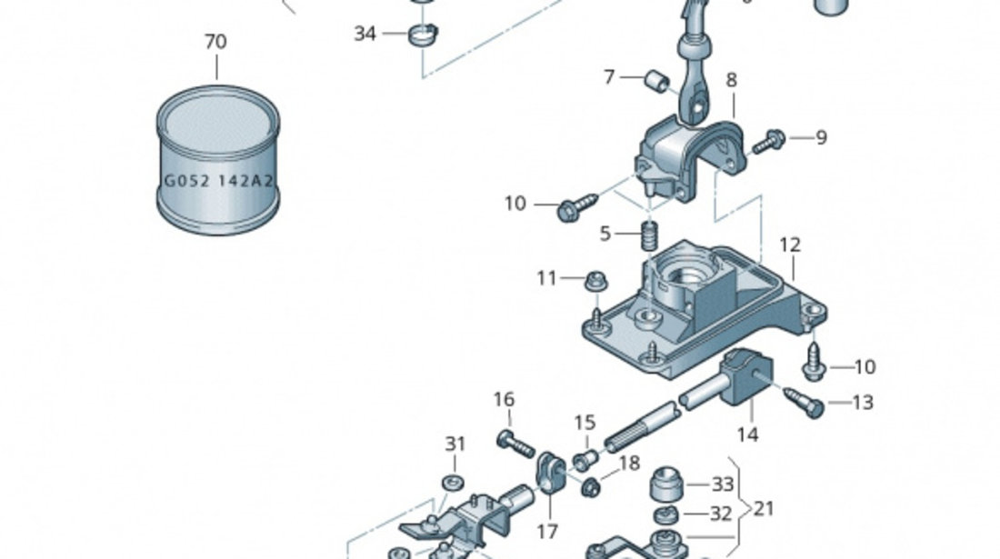 Suport Schimbator Viteze Oe Volkswagen Bora 1998-2005 1J0711893