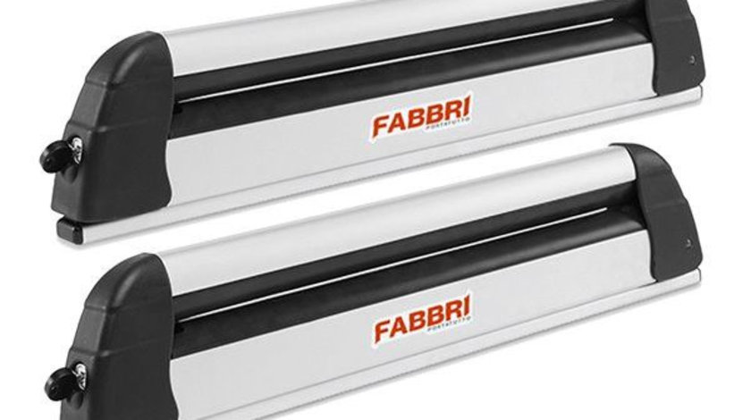 Suport ski/snowboard Fabbri Aluski & Bord 4 pe bare transversale, 4 perechi ski / 2 snowboard