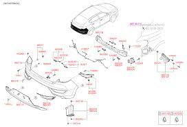 Suport Stanga Ranforsare Bara Spate De Plastic Original Hyundai I30 Fastback 2017-2018-2019-2020