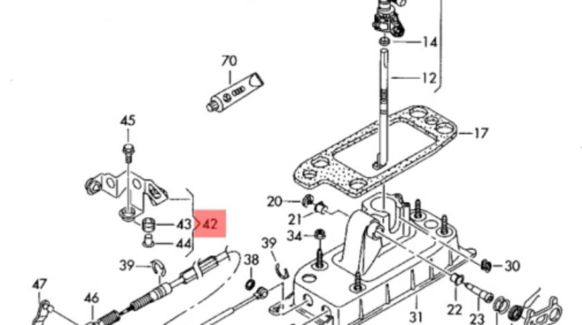 Suport sufe timonerie Volkswagen Golf 1.9 TDI 77 KW 2005 2006 OEM 1K0711789F