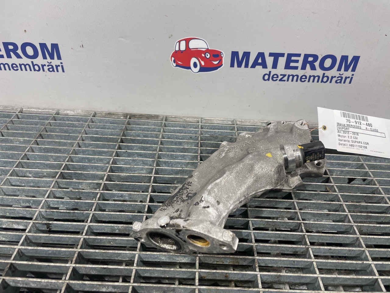 SUPORT SUPAPA EGR MERCEDES A-CLASS 2.2 CDI - (2012 2018)