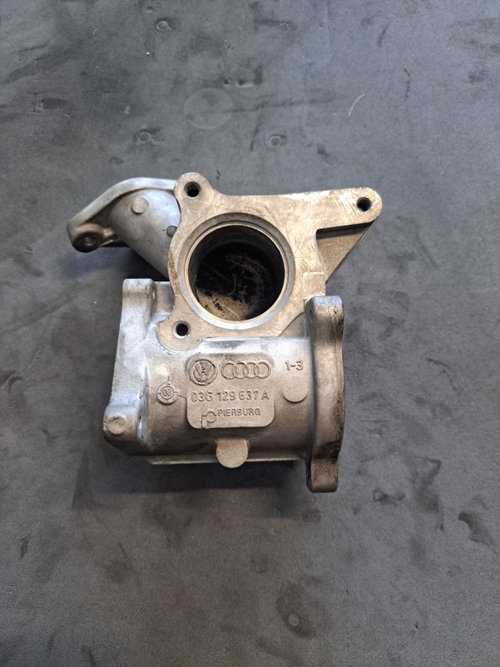 Suport supapa EGR motor 1.9 TDI cod BLS, BSU 03G129637A, BLS, BSU Seat Ibiza 3 [facelift] 6L [2006 -...