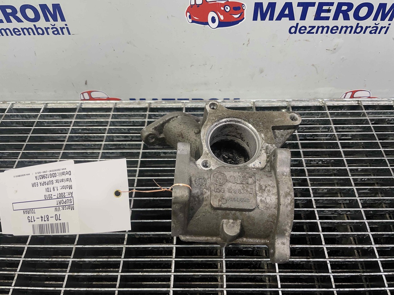 SUPORT SUPAPA EGR VW TOURAN TOURAN 1.9 TDI - (2007 2010)