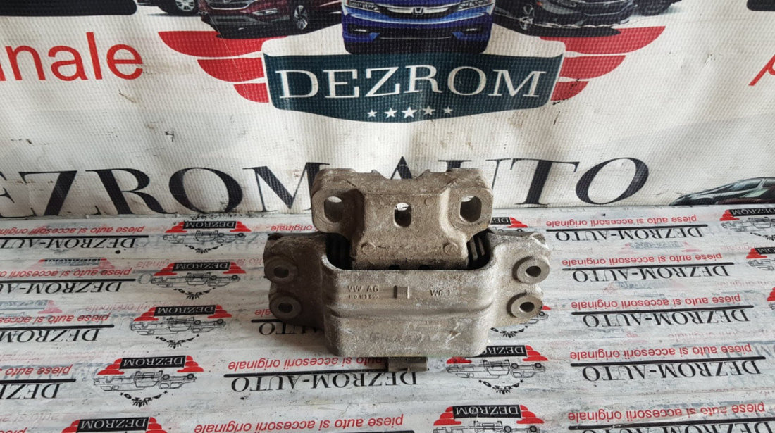 Suport / Tampon cutie viteze stanga Audi A3 8P 1.9 TDi 105 cai motor BLS cod piesa : 1K0199555M