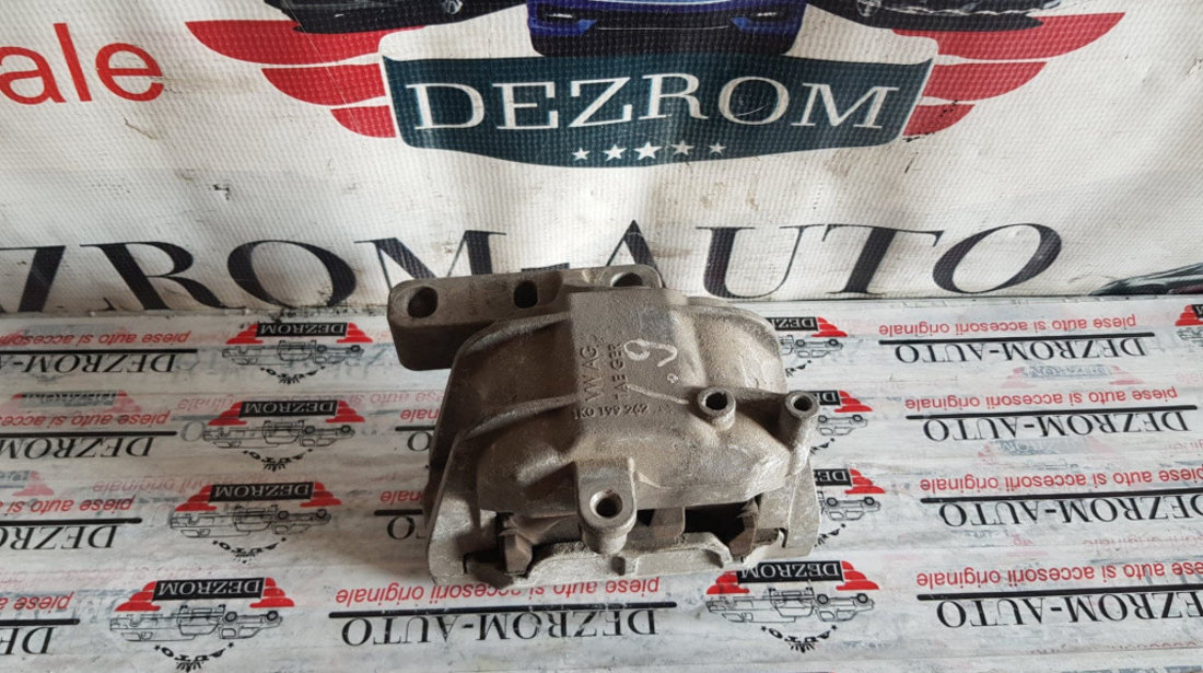 Suport / Tampon motor dreapta Audi A3 8P 1.9 TDi 105 cai motor BXE cod piesa : 1K0199262AS