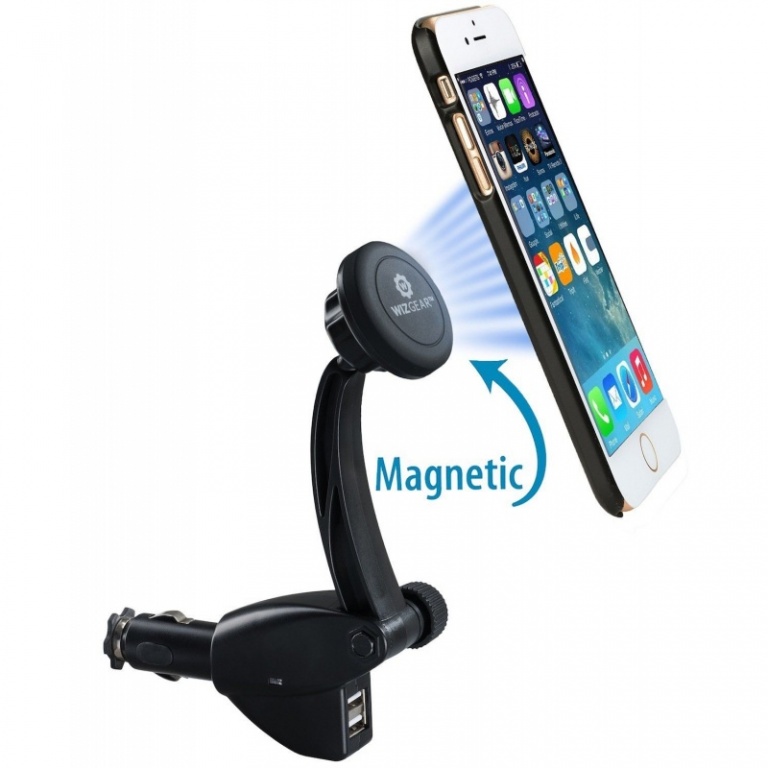 Suport Telefon Art Magnetic + USB HC1791