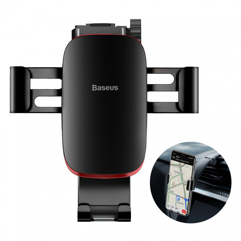 Suport Telefon Auto Baseus Metal Age Gravity Negru SUYL-F01