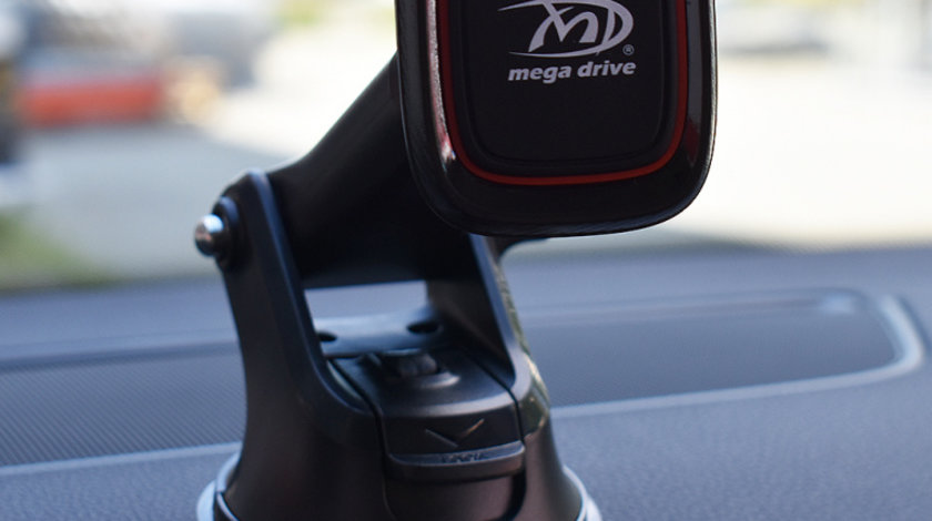 SUPORT TELEFON AUTO MAGNETIC CU FIXARE PE BORD/PARBRIZ CU VENTUZA