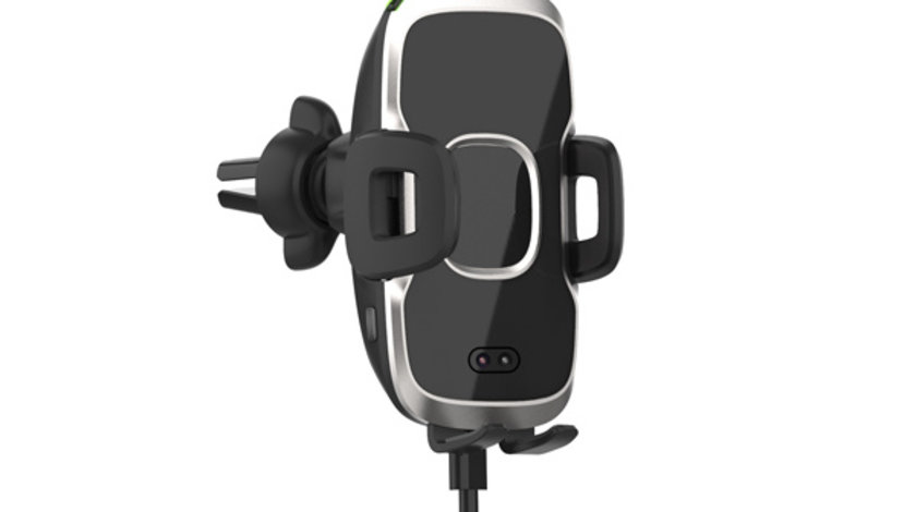 Suport telefon auto Smart cu incarcare wireless Fast Charge si fixare in ventilatie Mega Drive (02813)