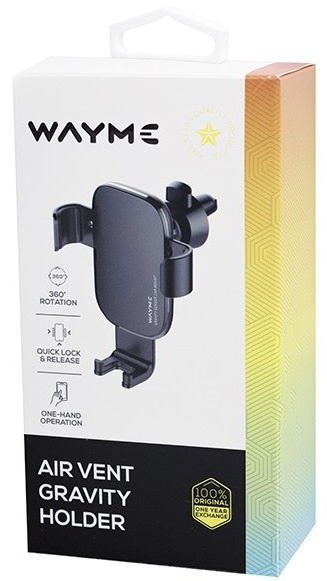 Suport Telefon Auto Wayme Pentru Grila Ventilatie Negru / Gri 63069GR
