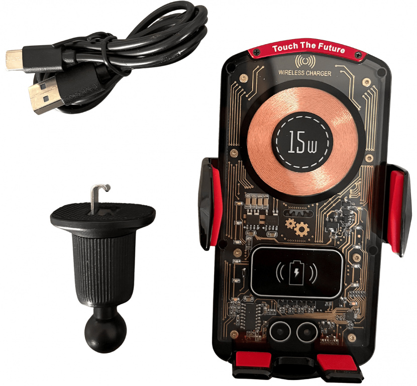 Suport Telefon Cu Incarcare Wireless Auto Carmax 55487