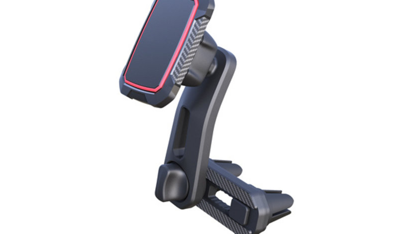 SUPORT TELEFON MAGNETIC AUTO CU FIXARE IN GRILA DE VENTILATIE SI BRAT REGLABIL