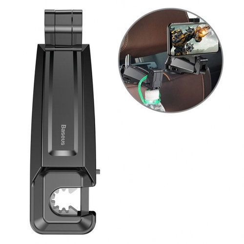 Suport Telefon Multifunctional Pentru Tetieră Pentru Scaunul Din Spate Auto Baseus Pentru Smartphon...