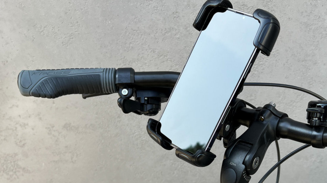 Suport Telefon Puternic Wozinsky Pentru Ghidonul Unei Biciclete, Motociclete, Scutere Negru (WBHBK6)