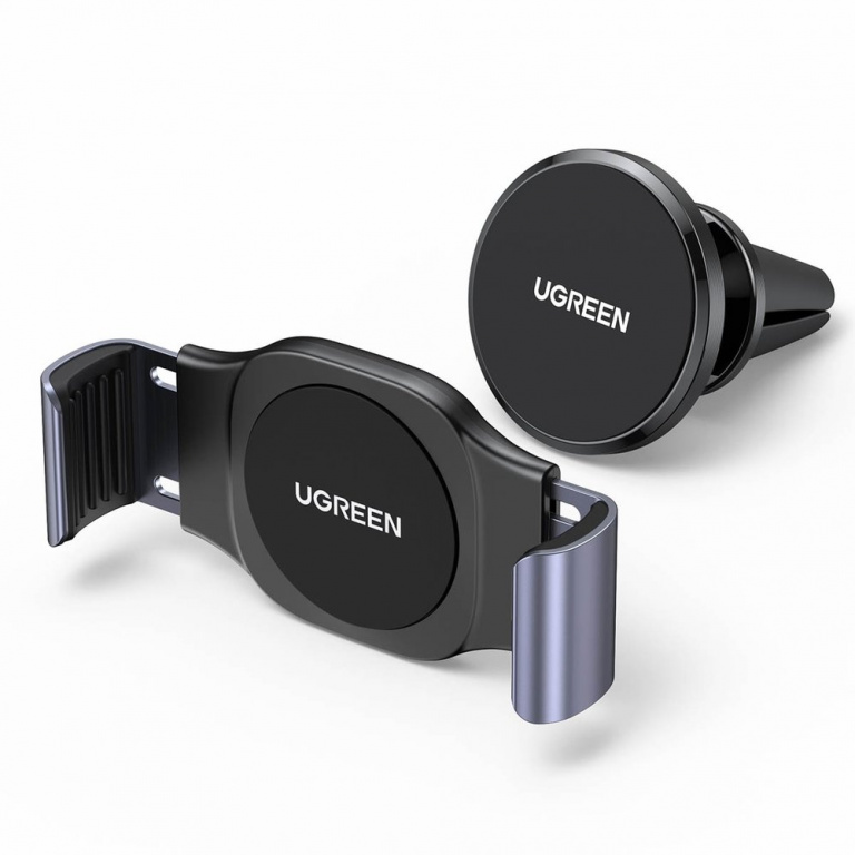 Suport Telefon Ugreen 2 In 1 Magnetic Pentru Grila De Ventilație Negru (LP450) 6957303826001