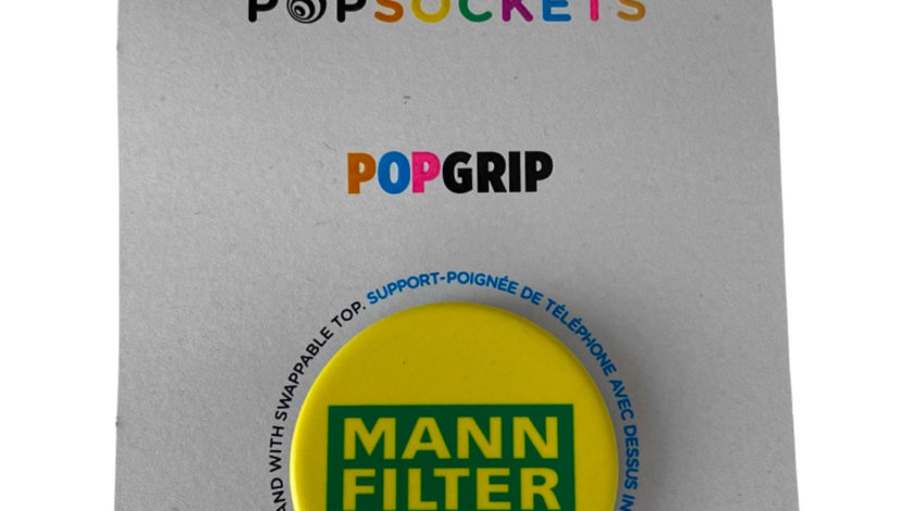 Suport Telefon Universal Mana PopSockets Mann Filter Galben / Verde 53054