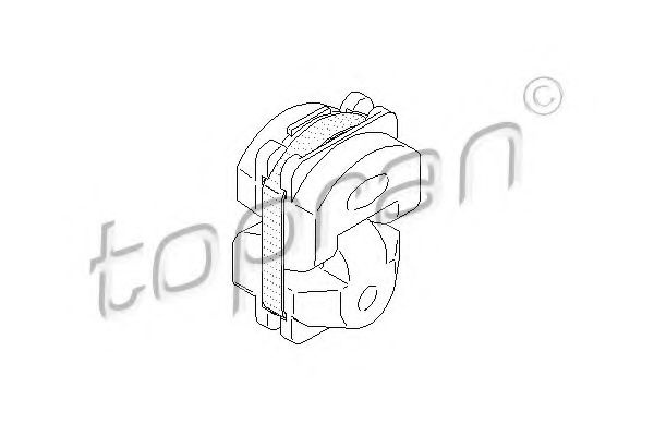 Suport, toba esapament CITROEN XSARA (N1) (1997 - 2005) TOPRAN 721 948 piesa NOUA