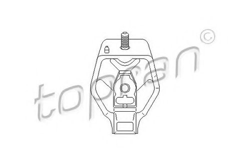 Suport, transmisie automata AUDI A6 (4A, C4) (1994 - 1997) TOPRAN 107 992 piesa NOUA