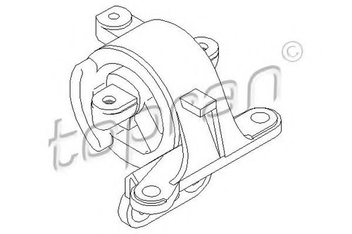 Suport, transmisie automata FORD COURIER (J3, J5) (1996 - 2016) TOPRAN 300 039 piesa NOUA