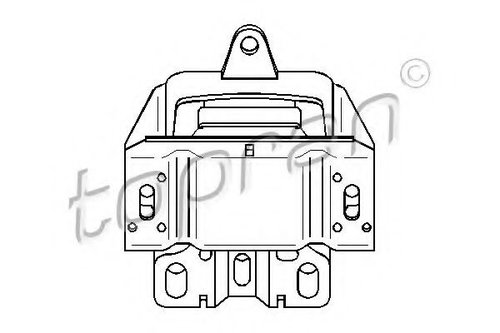 Suport, transmisie manuala VW NEW BEETLE (9C1, 1C1) (1998 - 2010) TOPRAN 107 972 piesa NOUA