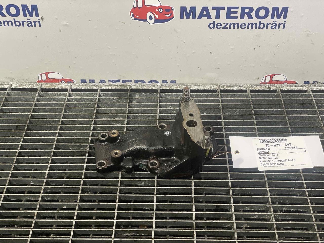SUPORT TURBOSUFLANTA VW TOUAREG TOUAREG 3.0 TDI - (2010 2018)