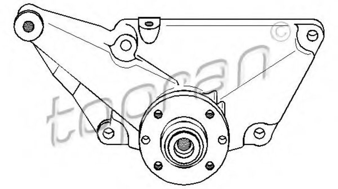 Suport, ventilator MERCEDES E-CLASS Combi (S124) (1993 - 1996) TOPRAN 400 015 piesa NOUA