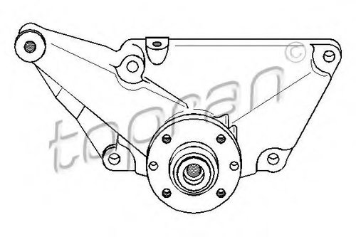 Suport, ventilator MERCEDES E-CLASS (W124) (1993 - 1995) TOPRAN 400 015 piesa NOUA