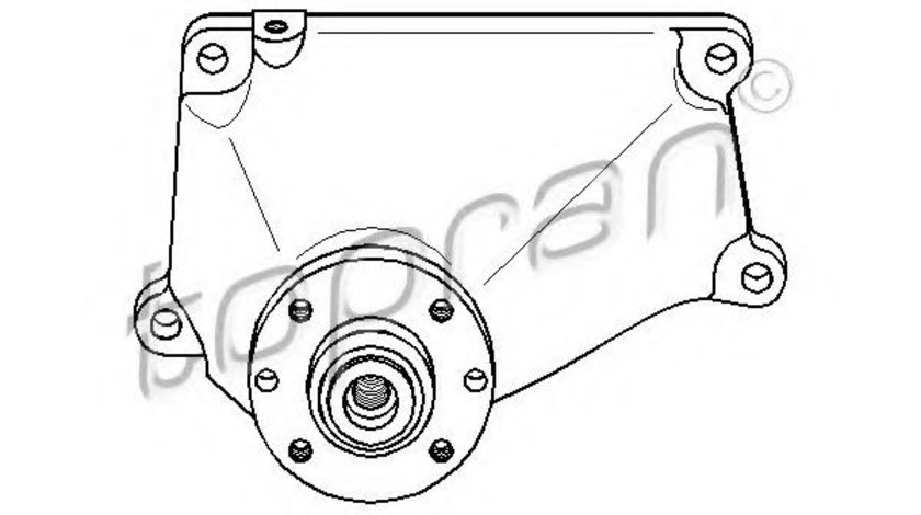 Suport, ventilator MERCEDES E-CLASS (W210) (1995 - 2003) TOPRAN 400 913 piesa NOUA