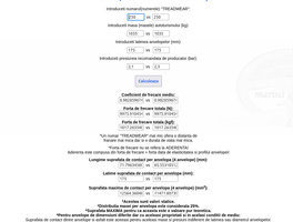Suprafata de contact a anvelopelor autovehiculelor