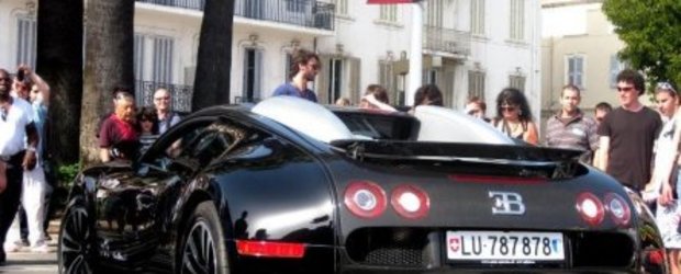 Surprins in Cannes: Bugatti Veyron JK Limited Edition