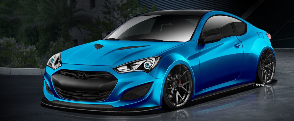 Surprize, surprize: Un nou proiect Genesis Coupe isi anunta prezenta la SEMA 2013