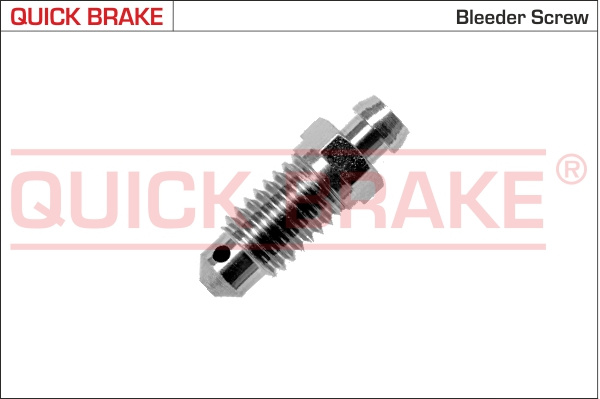 Surub aerisire, cilindru receptor frana punte fata (0100 QBK) ABARTH,ALFA ROMEO,AUTOBIANCHI,CHEVROLET,Citroen,DAEWOO,FIAT,FORD,FORD AUSTRALIA,FSO,HONDA,HYUNDAI,JAGUAR,KIA,LADA,LANCIA,MAZDA,MERCEDES-BE