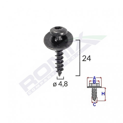 Surub Capac Motor Pentru Renault Set 10 Buc Romix C60468