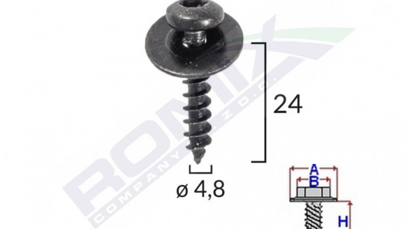 Surub Capac Motor Pentru Renault Set 10 Buc Romix C60468-RMX