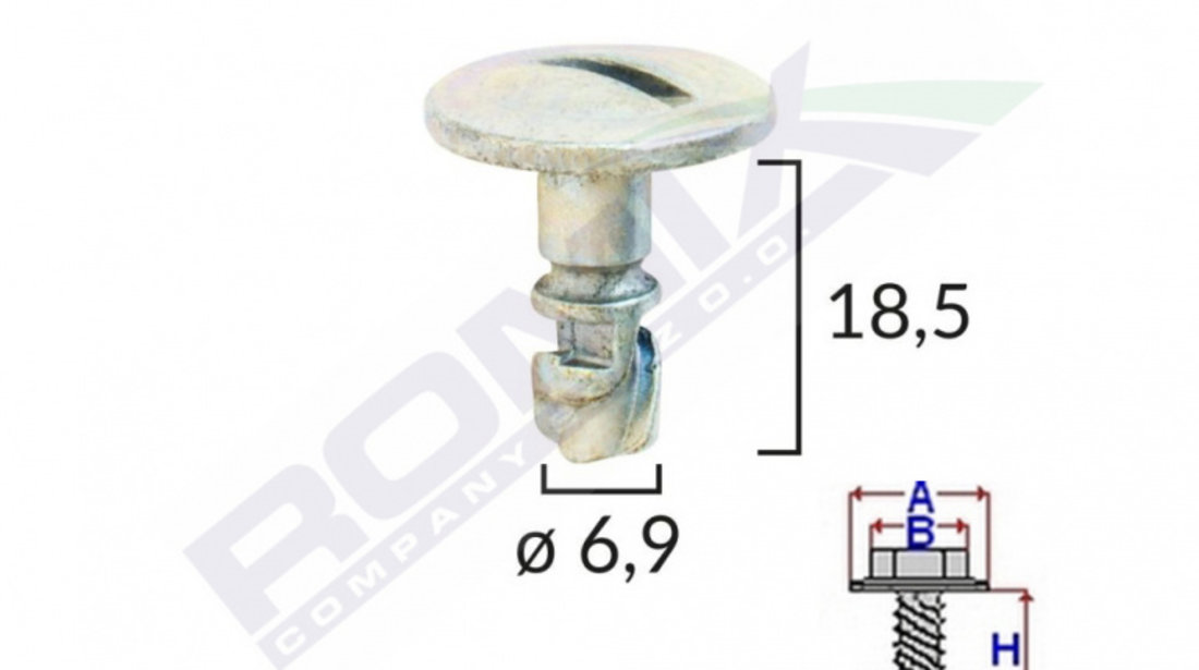 Surub Capac Motor Pentru Vw/audi/skoda 6.9x18.5mm - Metalic Set 5 Buc Romix C10127