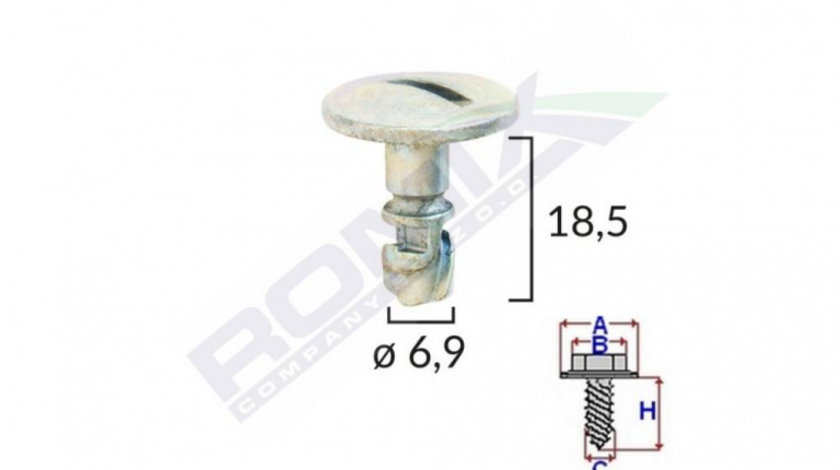 Surub capac motor pentru vw/audi/skoda 6.9x18.5mm - metalic set 5 buc UNIVERSAL Universal #6 C10127-RMX