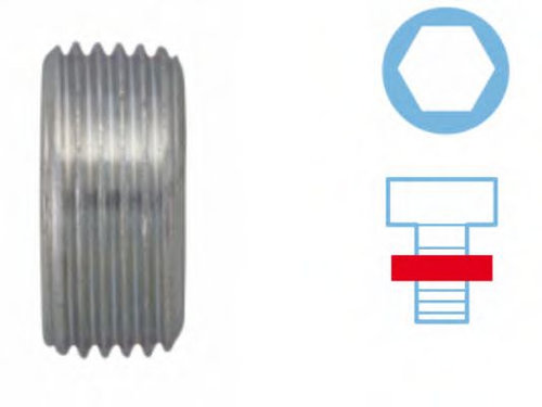 Surub de golire,baia de ulei FIAT PRATICO platou / sasiu (263) (2010 - 2016) CORTECO 220127S piesa N...