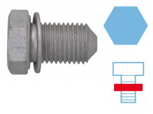 Surub de golire,baia de ulei VW EOS (1F7, 1F8) (2006 - 2016) CORTECO 220125S piesa NOUA