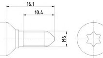 Surub, disc frana AUDI A8 (4E) (2002 - 2010) TEXTA...