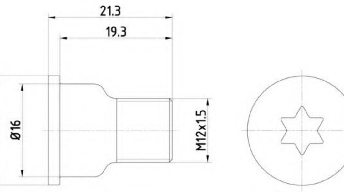 Surub, disc frana AUDI A8 (4H) (2009 - 2016) TEXTAR TPM0005 piesa NOUA