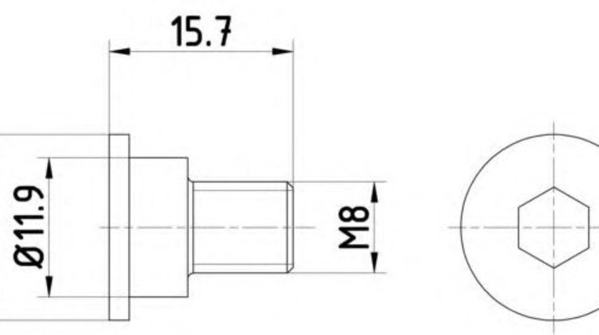 Surub, disc frana BMW Seria 3 Cabriolet (E36) (1993 - 1999) TEXTAR TPM0003 piesa NOUA